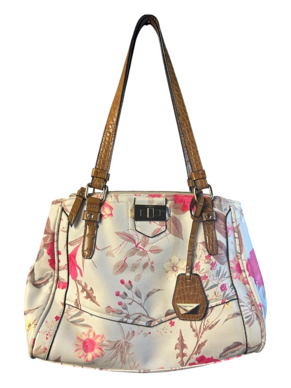 Ellen Tracy flirty floral spring handbag